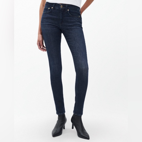 RAG & BONE Ankle Dark Blue Skinny Jeans #A - Picture 2 of 14